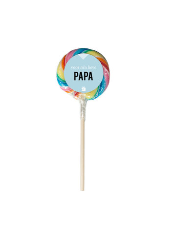 Eat your present Eat your present | Regenboog lolly lieve papa
