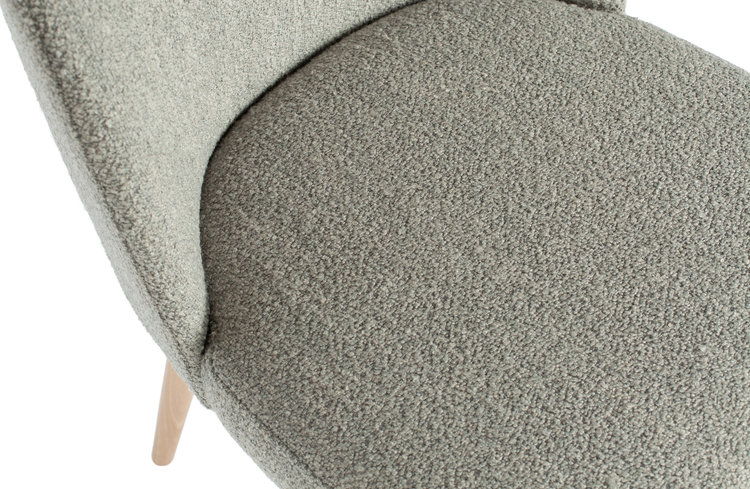 vtwonen vtwonen | Force Eetkamerstoel BouclÉ Grijs