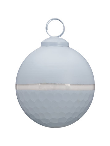 vtwonen vtwonen | Kerstbal streep blauw 8cm