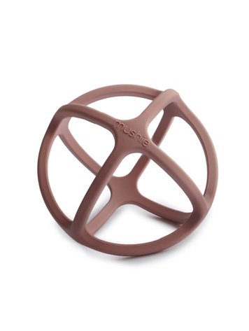 Mushie Mushie | Bijtspeeltje bal oud roze