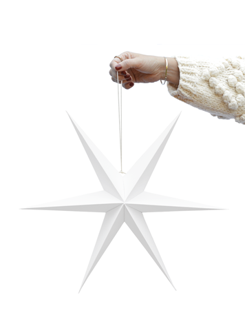 Delight Department DD | Papieren ster wit 30cm