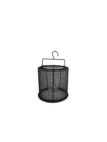 Stijl28 | Windlicht Veerle zwart 20cm