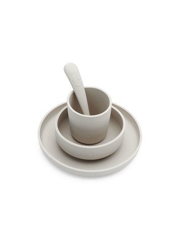 Jollein Jollein | Kinderserviesset 4-delig nougat