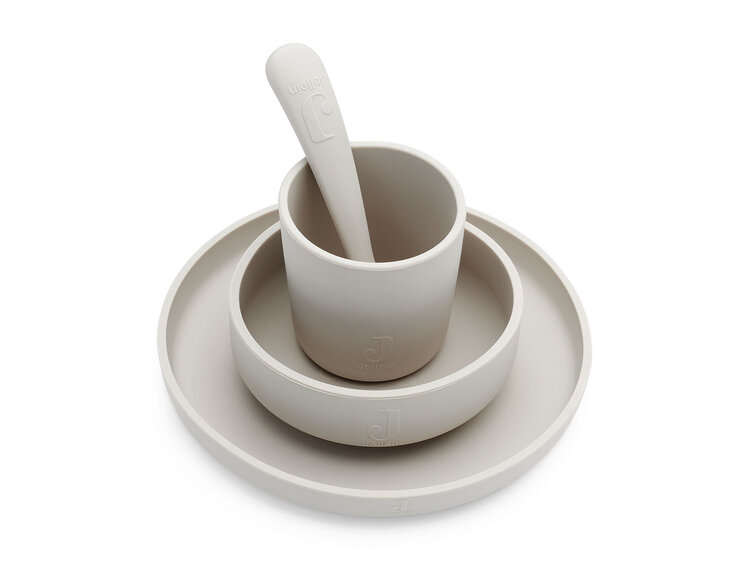 Jollein Jollein | Kinderserviesset 4-delig Nougat