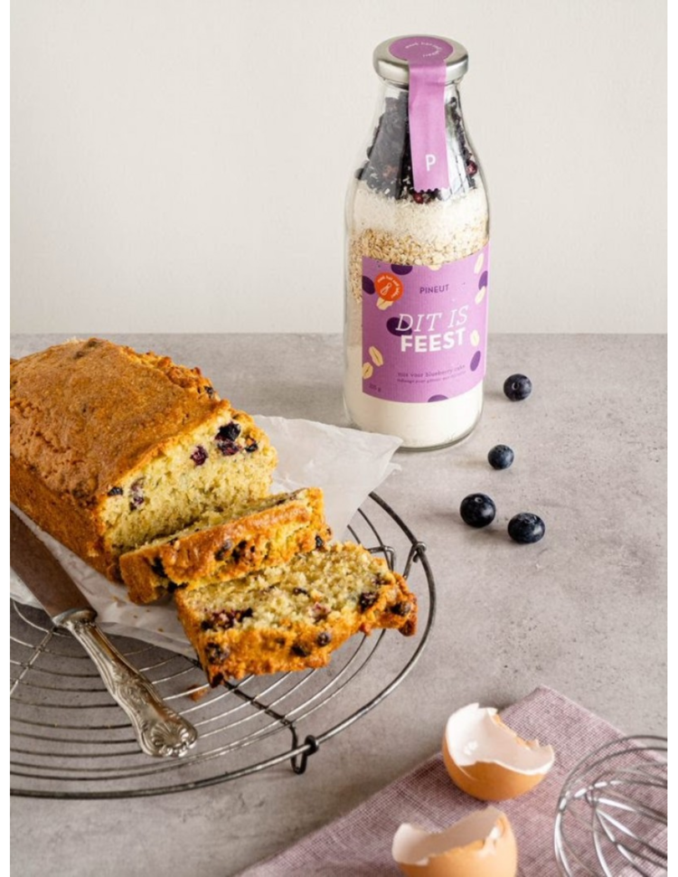 Pineut Pineut | Cakemix blueberry Feest