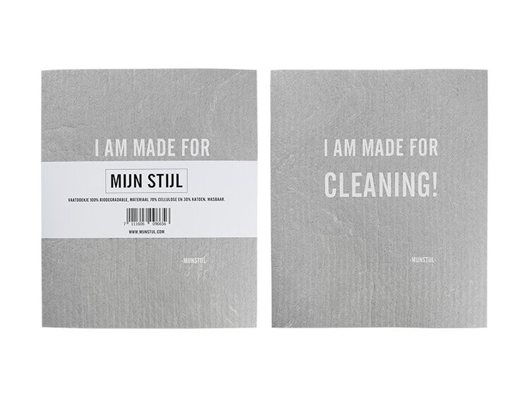 Mijn Stijl & Puur Zeep Mijn Stijl | Vaatdoekje I Am Made For Cleaning