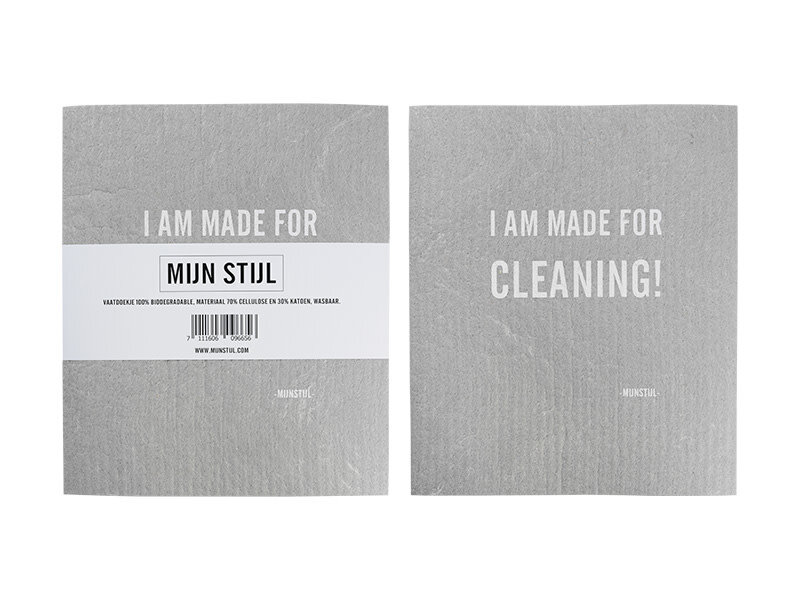 Mijn Stijl & Puur Zeep Mijn Stijl | Vaatdoekje I Am Made For Cleaning