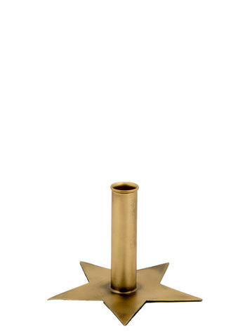 Mrs Bloom Mrs Bloom | Kandelaar ster goud 11cm