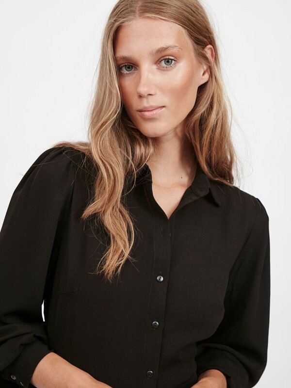 Vila Vila | Blouse jurk zwart