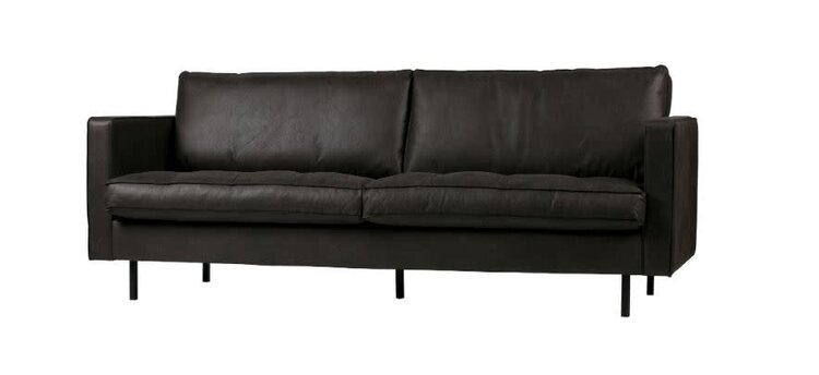 WOOOD Woood | Bank Rodeo classic 2,5-zits | Ecoleer zwart