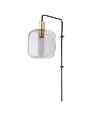 Light & Living Light & Living | Wandlamp lekar antiek brons smoke 35x21x70cm