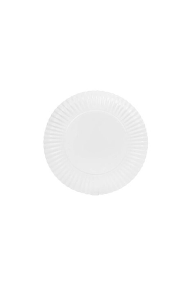 Zusss Zusss | Stylingbord met ribbels 30cm metaal wit