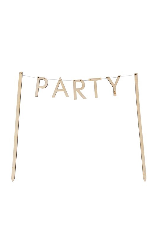 Zusss Zusss | Houten taartslinger party 18cm