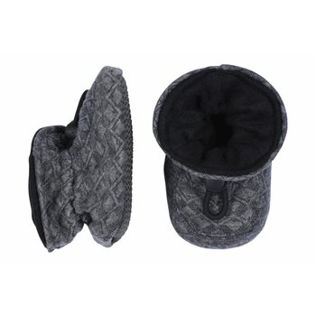 Melton Melton | Cotton jaquard slippers dark grey
