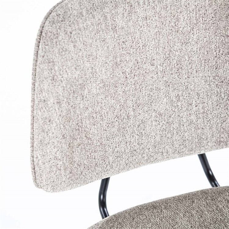 Eleonora Eleonora | Stoel Lynn met armleuning beige fletcher