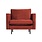 Be Pure Home Be Pure Home | Fauteuil Rodeo classic | Velvet chestnut