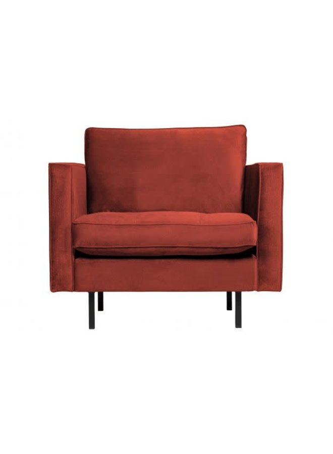 Be Pure Home | Fauteuil Rodeo classic | Velvet chestnut