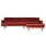 Be Pure Home Be Pure Home | Bank Rodeo chaise longue rechts | Velvet chestnut