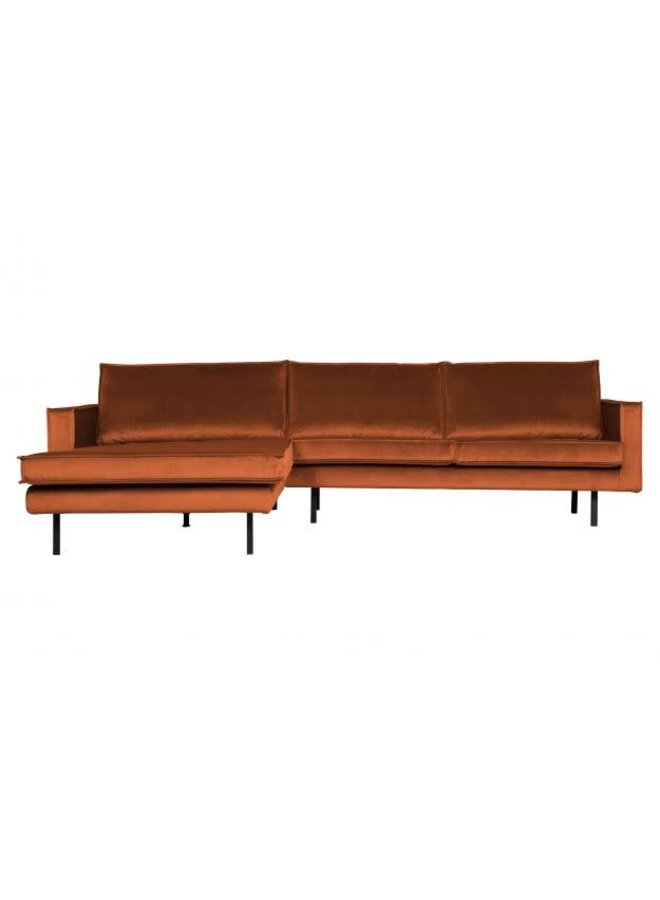 Be Pure Home | Bank Rodeo chaise longue links | Velvet roest