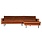 Be Pure Home Be Pure Home | Bank Rodeo chaise longue  rechts | Velvet roest