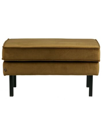 WOOOD Woood | Hocker Rodeo  | Velvet Honing geel