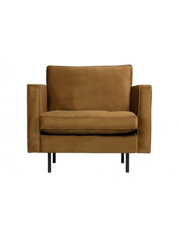 WOOOD Woood | Fauteuil Rodeo classic  | Velvet Honing geel
