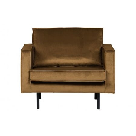 Be Pure Home Be Pure Home | Fauteuil Rodeo  | Velvet Honing geel