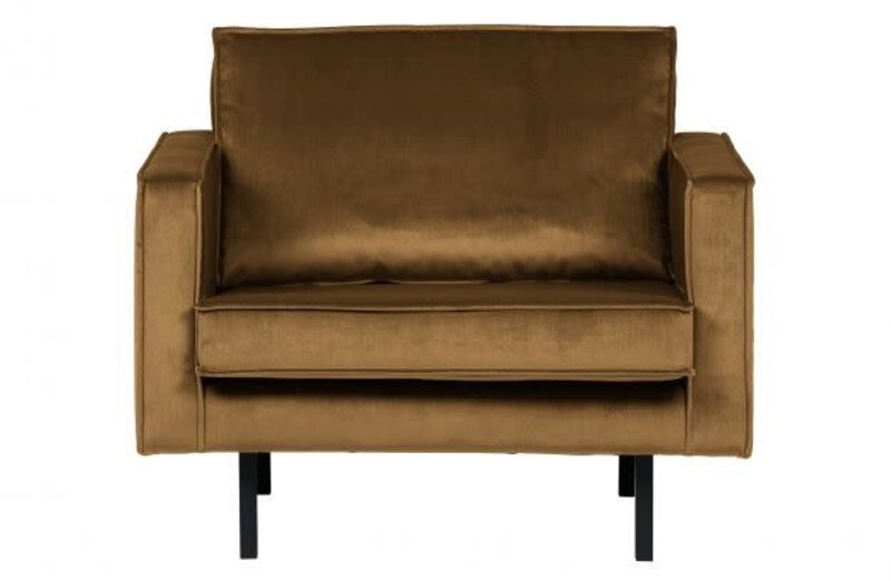 Be Pure Home Be Pure Home | Fauteuil Rodeo  | Velvet Honing geel