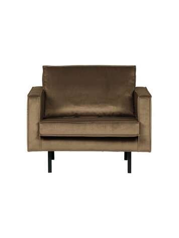 WOOOD Woood | Fauteuil Rodeo | Velvet taupe