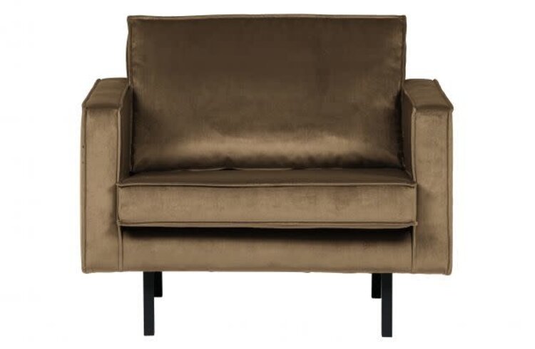 WOOOD Woood | Fauteuil Rodeo | Velvet taupe