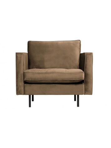 WOOOD Woood | Fauteuil Rodeo classic  | Velvet taupe