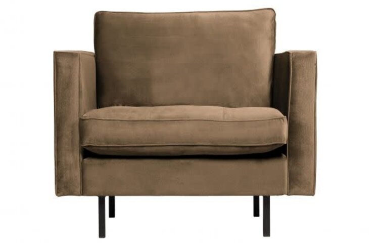 WOOOD Woood | Fauteuil Rodeo classic  | Velvet taupe