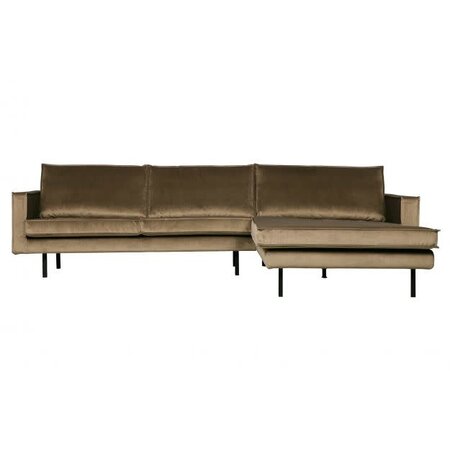 Be Pure Home Be Pure Home | Bank Rodeo chaise longue rechts  | Velvet taupe
