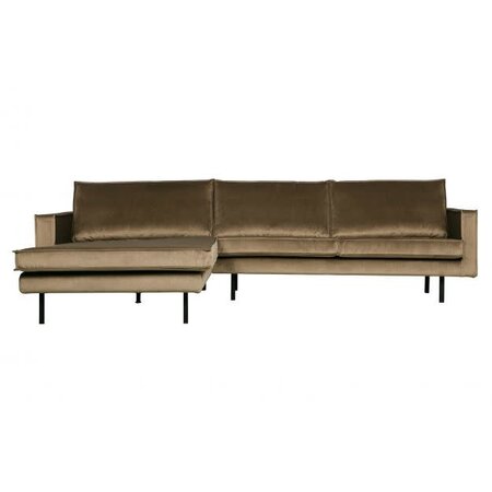 Be Pure Home Be Pure Home | Bank Rodeo chaise longue links | Velvet taupe