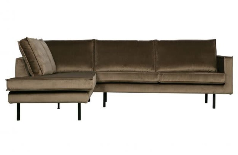 Be Pure Home Be Pure Home | Hoekbank Rodeo links | Velvet taupe