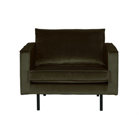 Be Pure Home Be Pure Home | Fauteuil Rodeo | Velvet dark green hunter