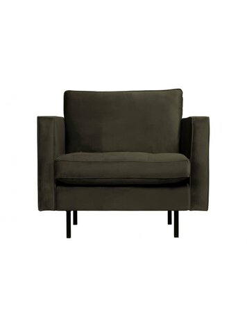 WOOOD Woood | Fauteuil Rodeo classic | Velvet dark green hunter