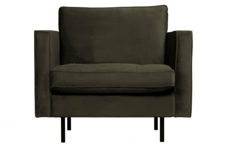WOOOD Woood | Fauteuil Rodeo classic | Velvet dark green hunter