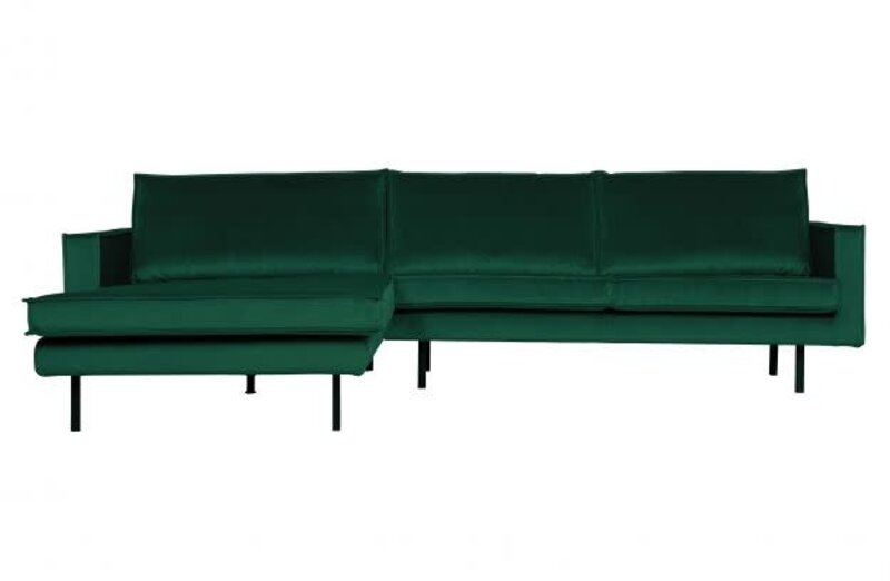 Be Pure Home Be Pure Home | Bank Rodeo chaise longue links | Velvet green forest