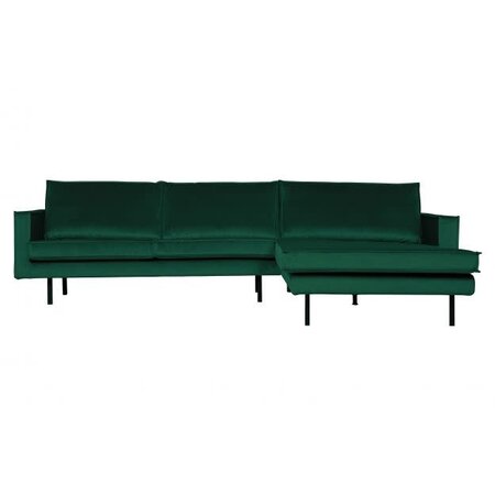 Be Pure Home Be Pure Home | Bank Rodeo chaise longue rechts | Velvet green forest