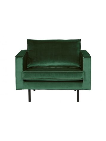 WOOOD Woood | Fauteuil Rodeo | Velvet green forest