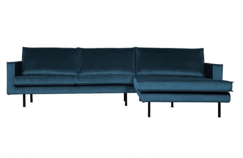 Be Pure Home Be Pure Home | Bank Rodeo chaise longue rechts | Velvet blue