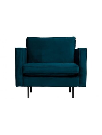 WOOOD Woood | Fauteuil Rodeo classic | Velvet blue