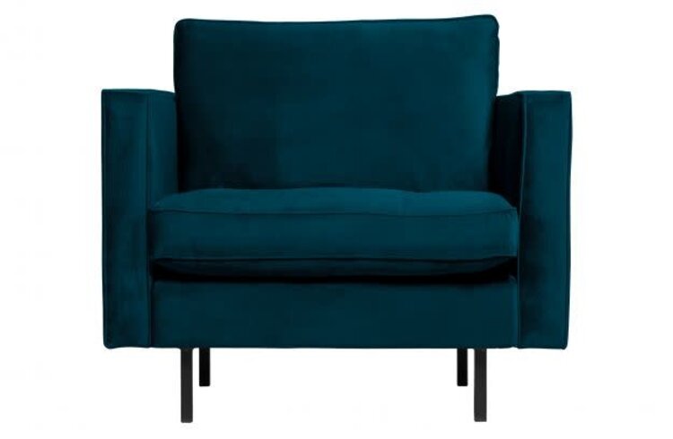 WOOOD Woood | Fauteuil Rodeo classic | Velvet blue