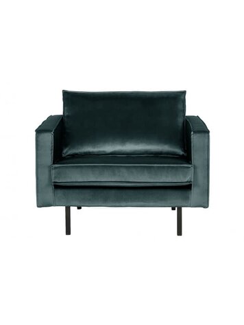 WOOOD Woood | Fauteuil Rodeo | Velvet teal