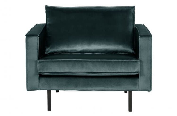 WOOOD Woood | Fauteuil Rodeo | Velvet teal