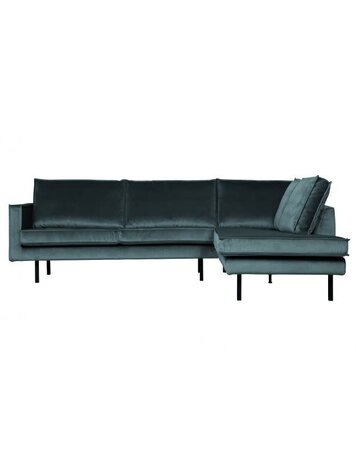 WOOOD Woood | Hoekbank Rodeo rechts | Velvet teal