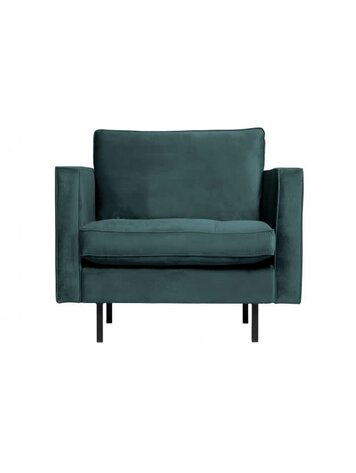 WOOOD Woood | Fauteuil Rodeo classic | Velvet teal