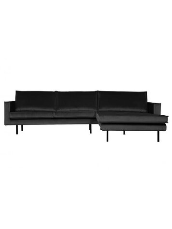 WOOOD Woood | Bank Rodeo chaise longue rechts | Velvet antraciet