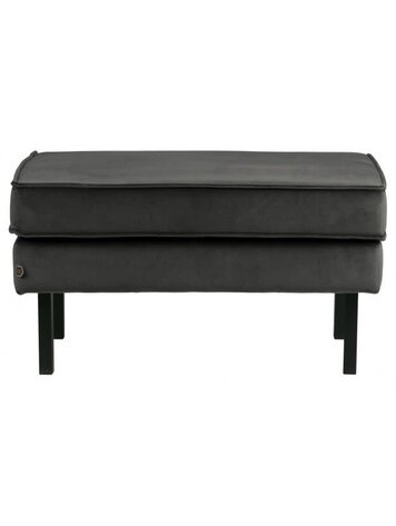 WOOOD Woood | Hocker Rodeo | Velvet antraciet